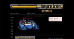 Desktop Screenshot of angryiron.com